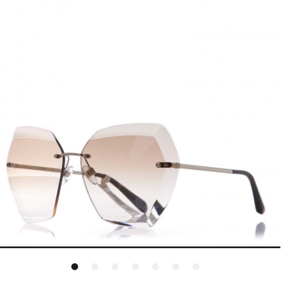 CHANEL Metal Spring Round Sunglasses 4220 gold brown - Picture 1 of 14